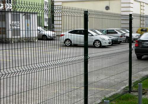 Ограждение парковки офиса, производства в Челябинске