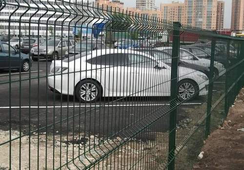 Ограждение парковки парковки бизнес центров в Челябинске