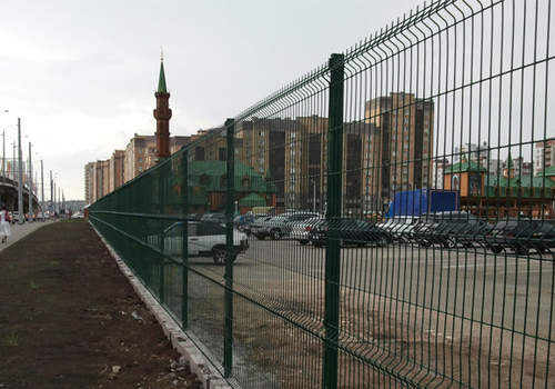 Ограждение территории автостоянки в Челябинске