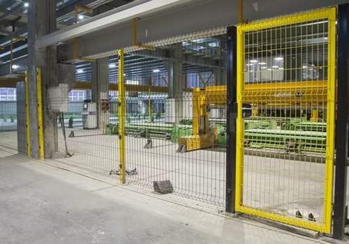Ограждение 3D внутри производственного цеха в Челябинске