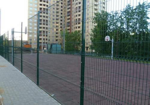 3Д забор для футбольной площадки в Челябинске